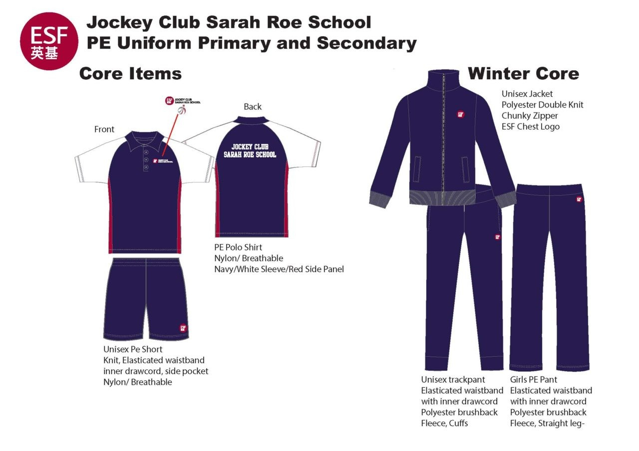 Self Photos / Files - JCSRS PE uniform